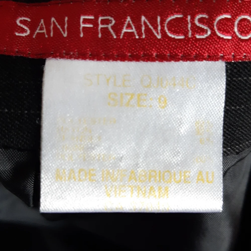 San Francisco / Striped Pleated Skirt / Size 9 - Picture 6 of 7